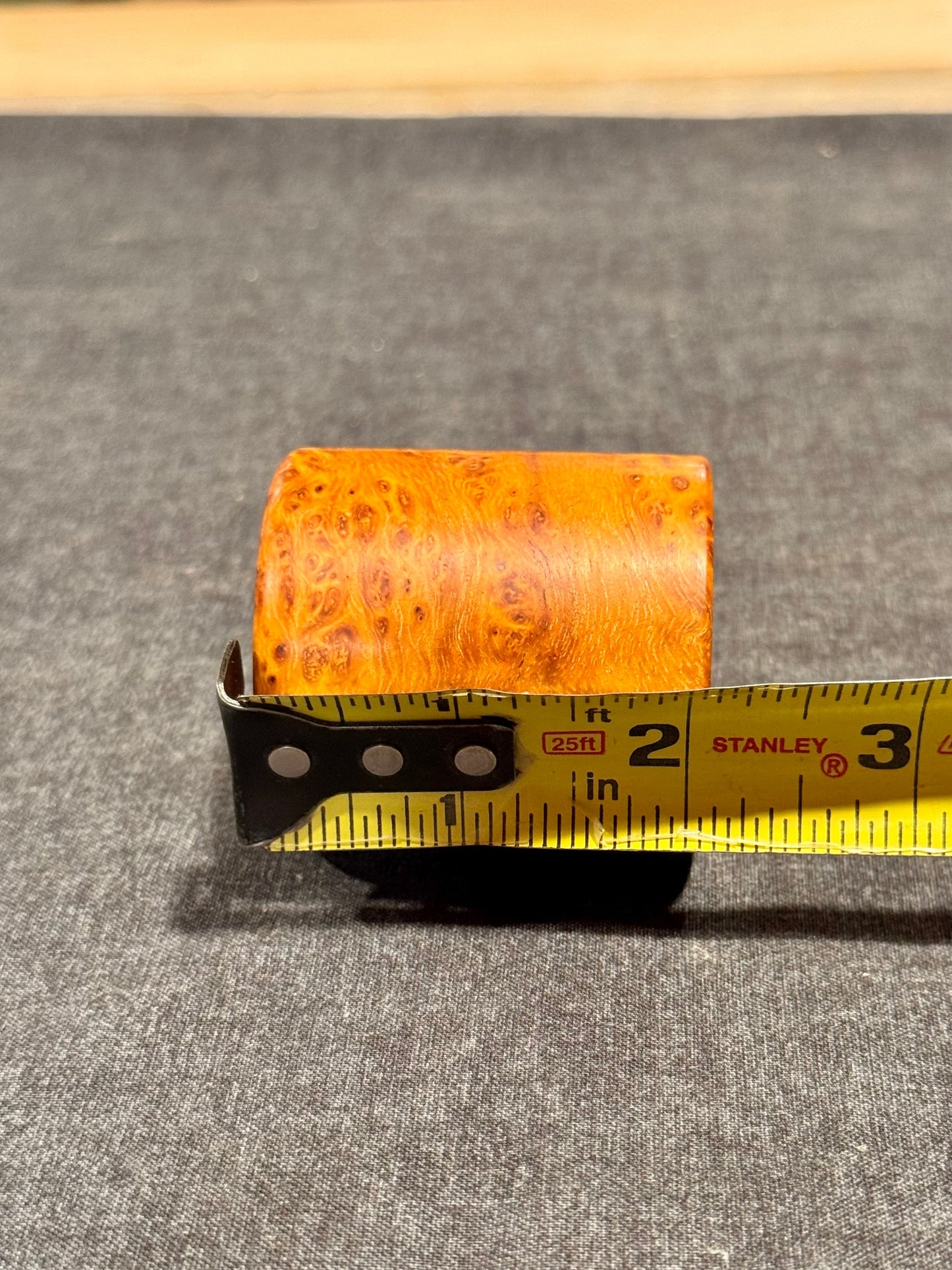 River Tamarind Burl Shot Glass #3 - Handcrafted Durable Wood Drinkware