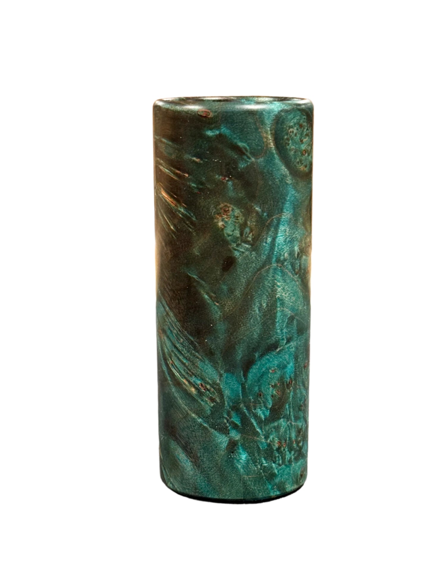 Mappa Burl Green Shot Glass "The Big Shot" - Handcrafted Durable & Sustainable Wood Drinkware