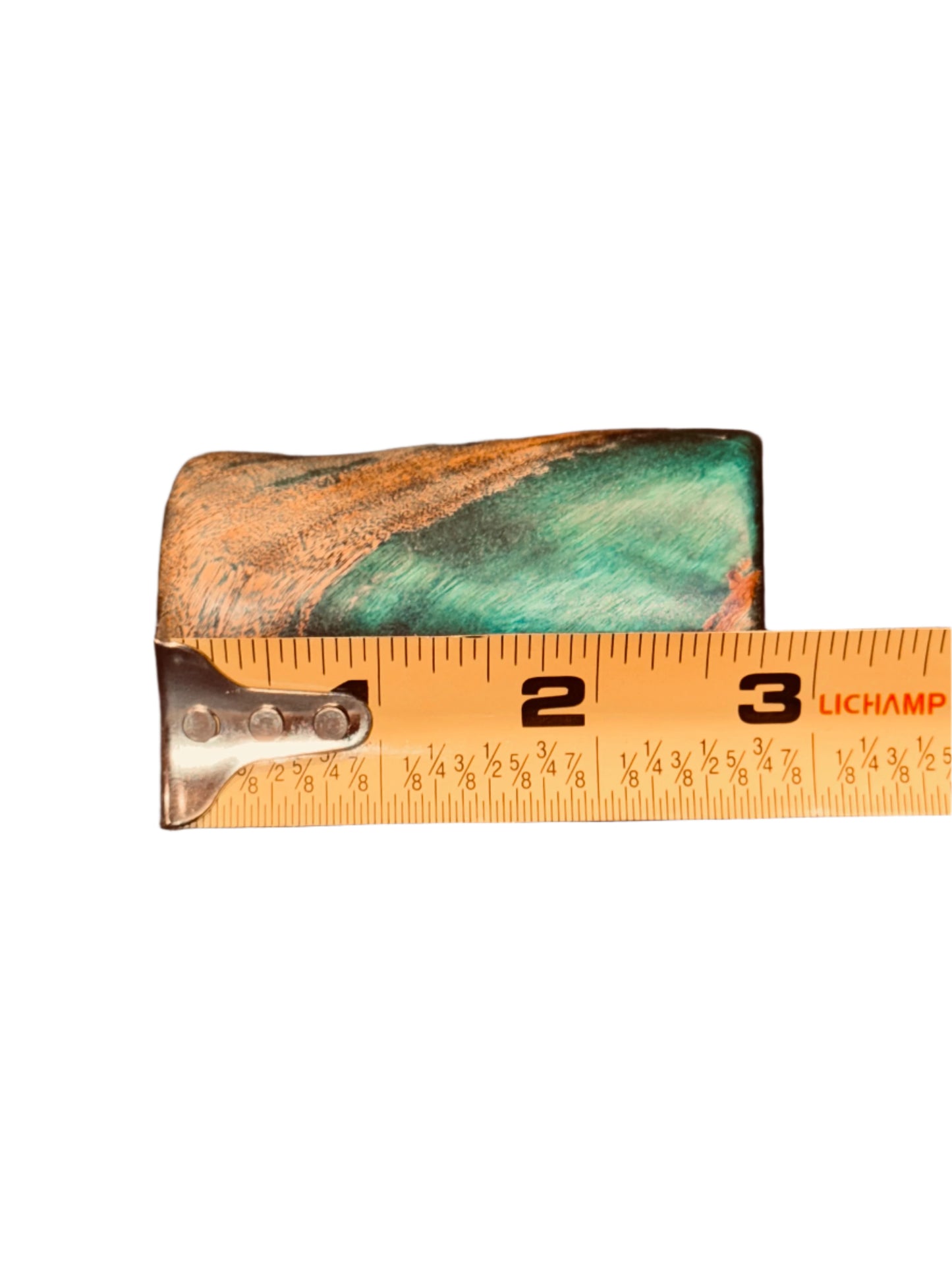 Mappa Burl Green & Blue Shot Glass - Handcrafted Durable & Sustainable Wood Drinkware