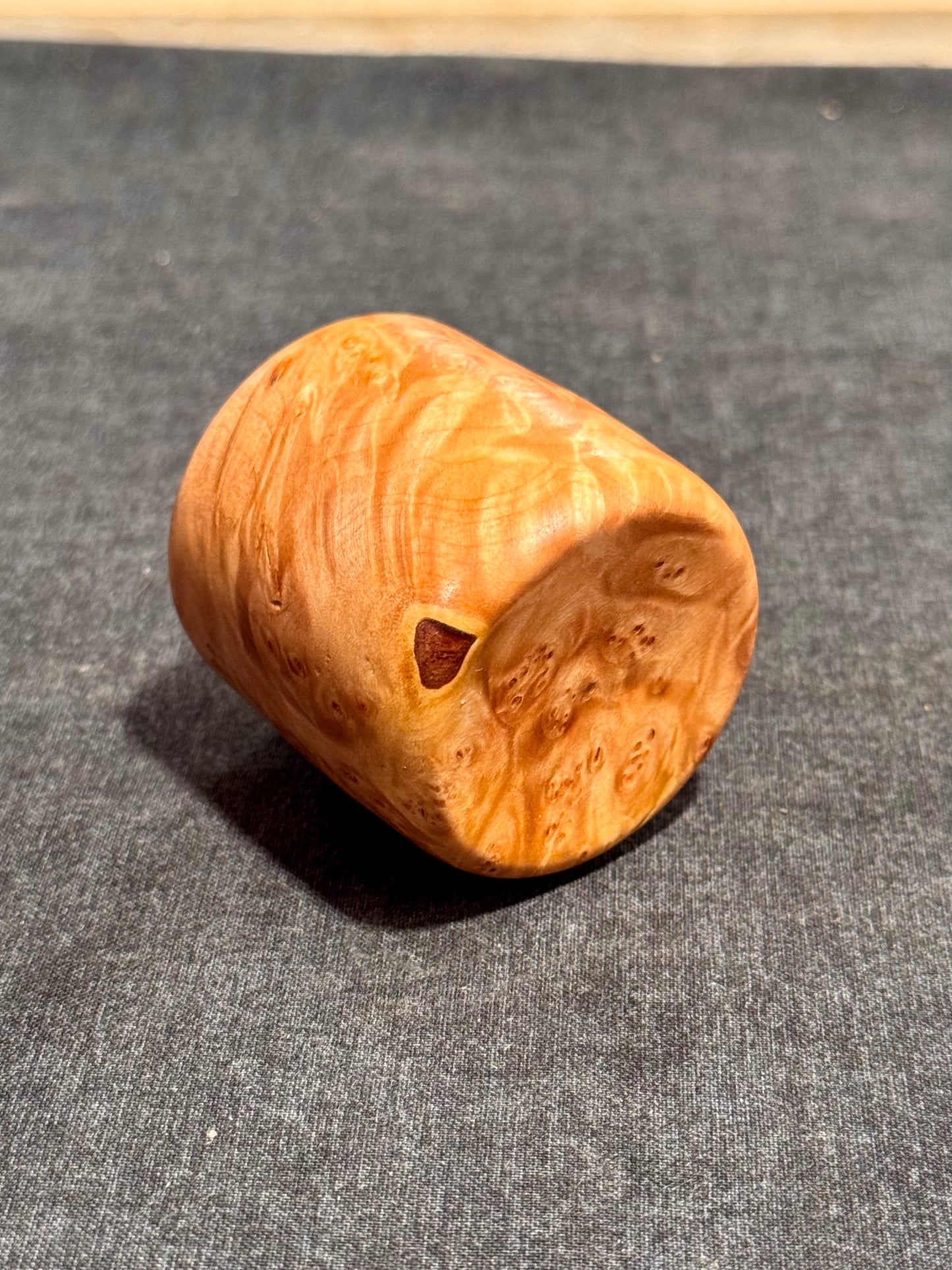Maple Burl Shot Glass #4 - Handcrafted Durable & Sustainable Design Wood Drinkware