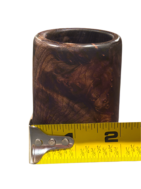 Old Growth Redwood Wood Shot Glass - Handcrafted Durable & Sustainable Design Wood Drinkware
