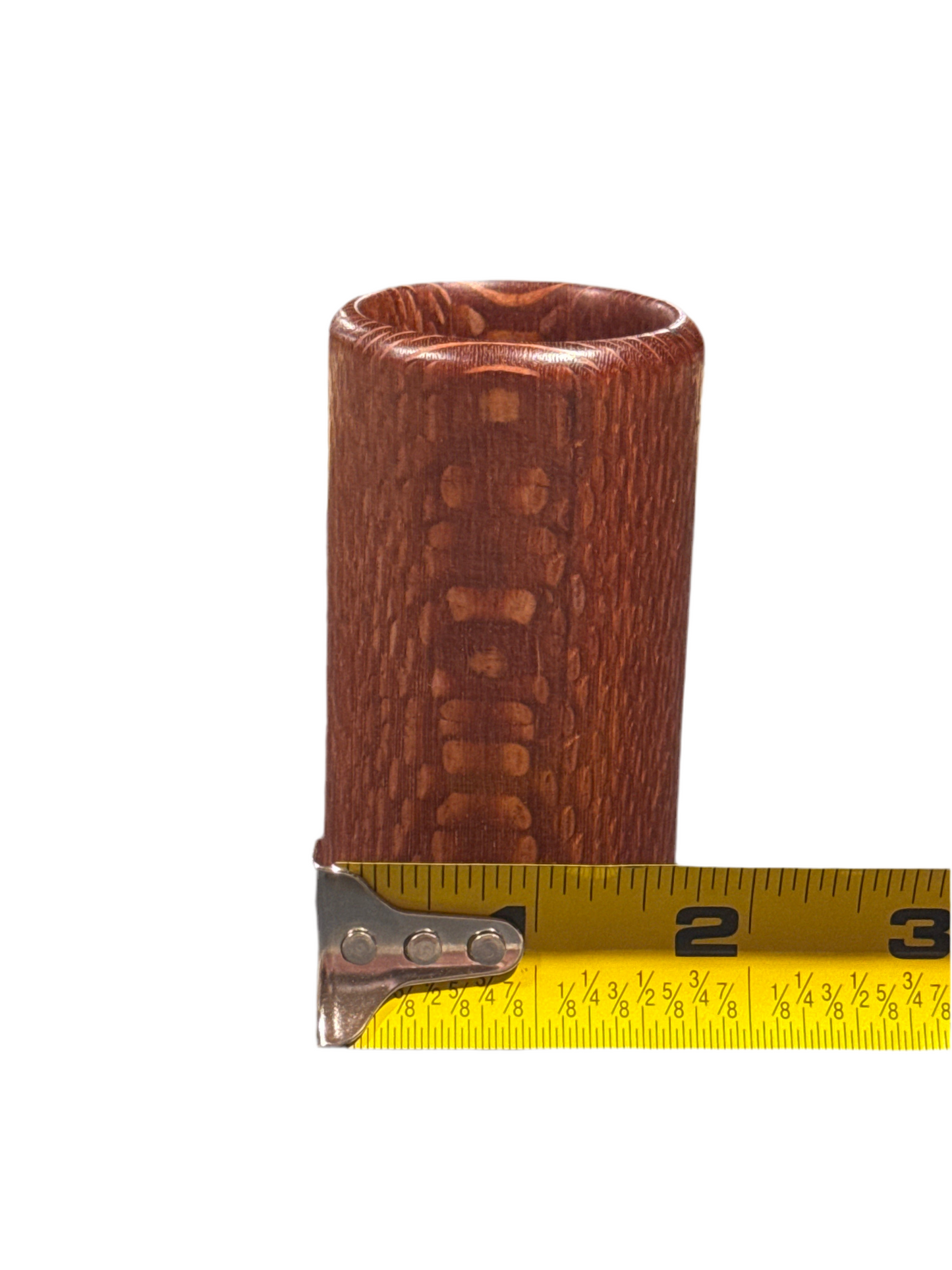 Leopardwood Shot Glass - Handmade Wooden Drinking Glass 3 1/2" x 1 3/4" - Drinkware