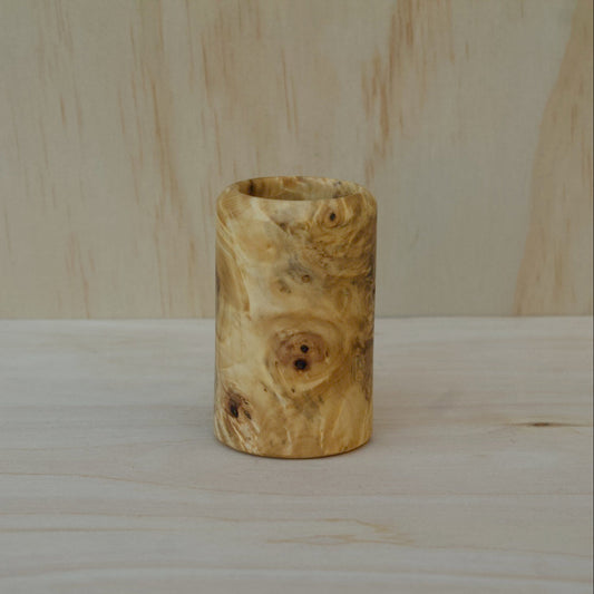 Buckeye Burl Shot Glass