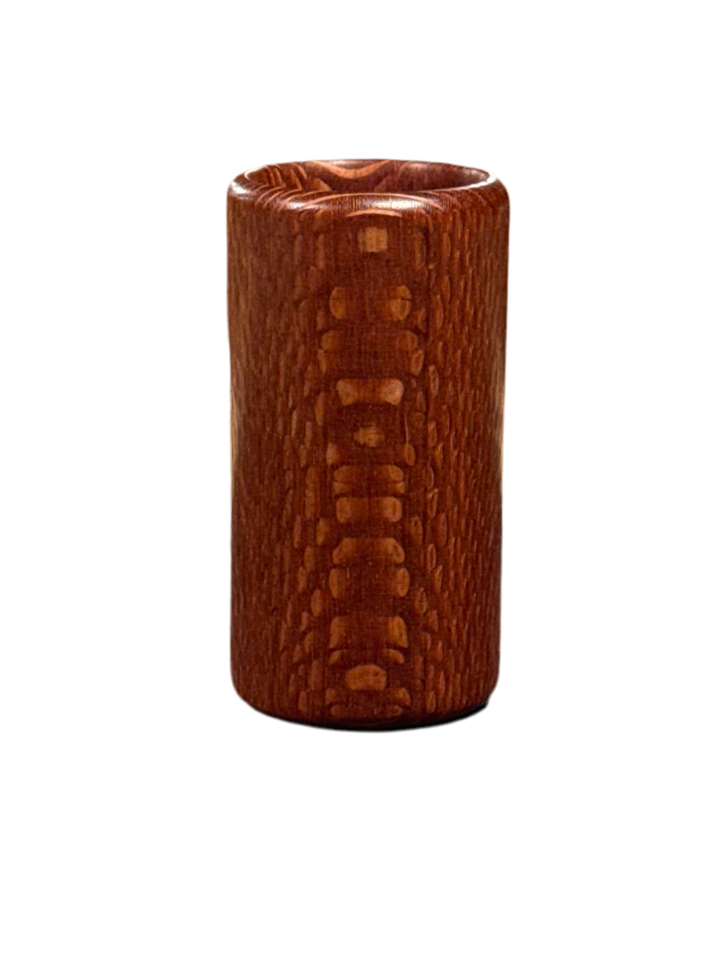 Leopardwood Shot Glass - Handmade Wooden Drinking Glass 3 1/2" x 1 3/4" - Drinkware