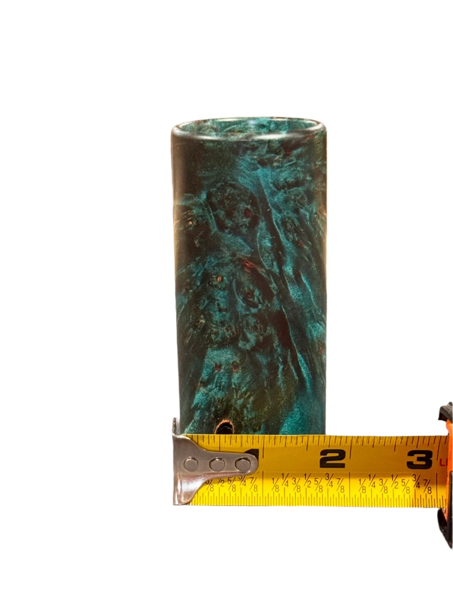 Mappa Burl Green Shot Glass "The Big Shot" - Handcrafted Durable & Sustainable Wood Drinkware