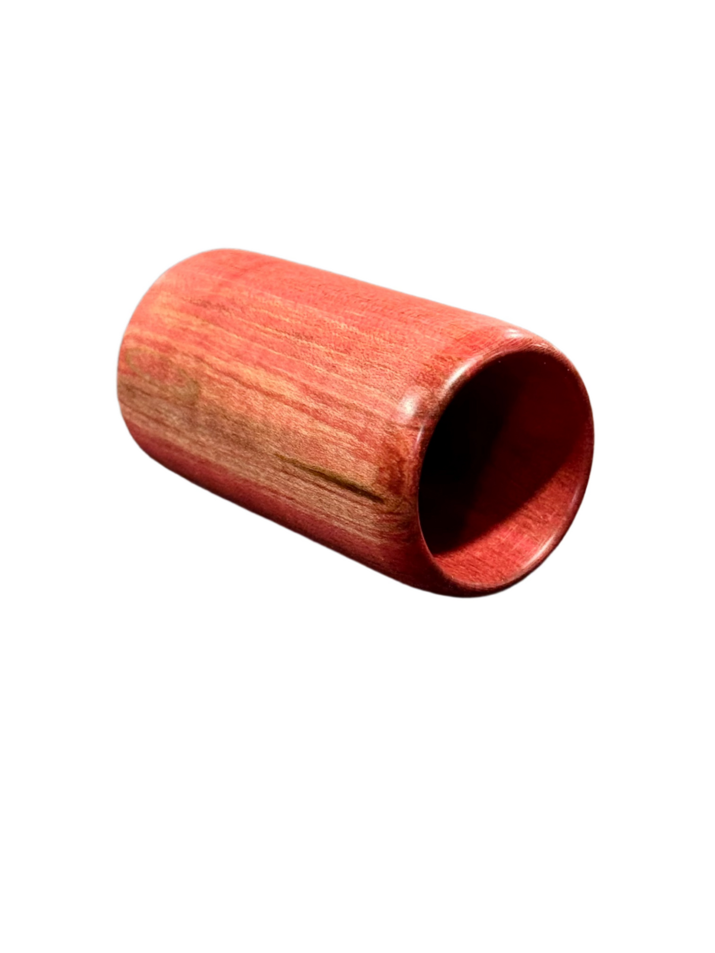 Red Curly Maple Shot Glass - Handcrafted Durable & Sustainable Design Wood Drinkware