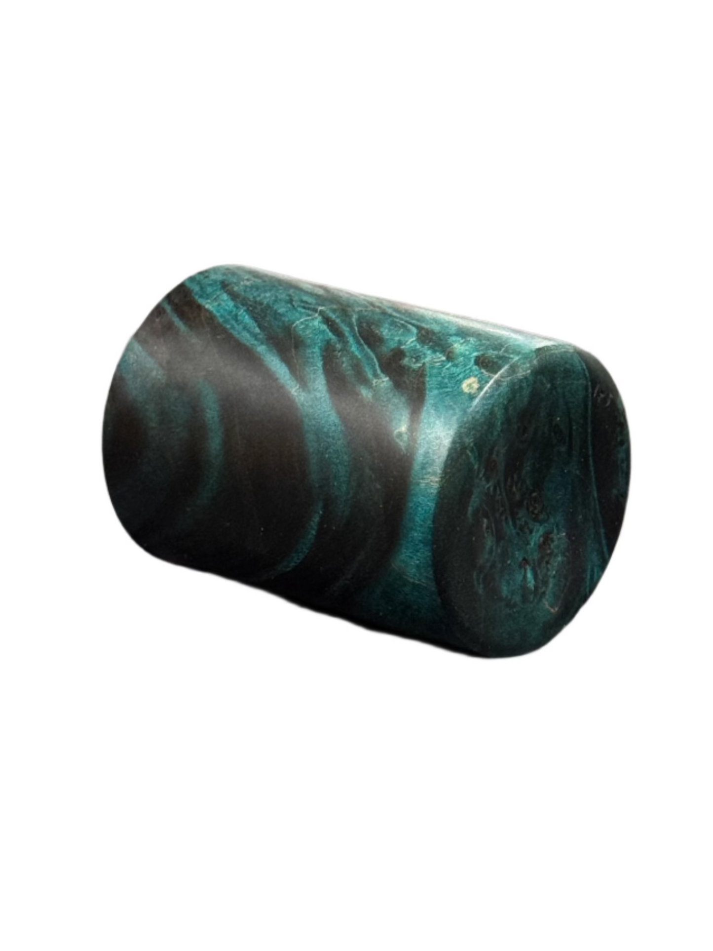 Mappa Burl Blue Shot Glass #2 - Handcrafted Durable & Sustainable Wood Drinkware