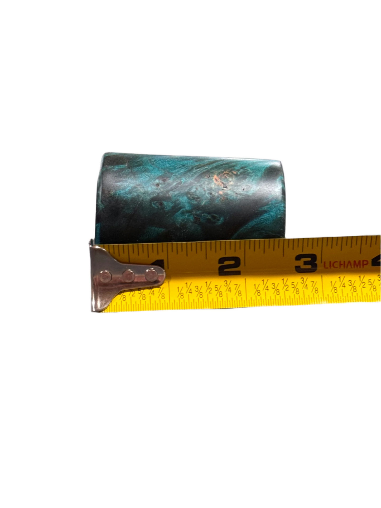 Mappa Burl Blue Shot Glass #2 - Handcrafted Durable & Sustainable Wood Drinkware