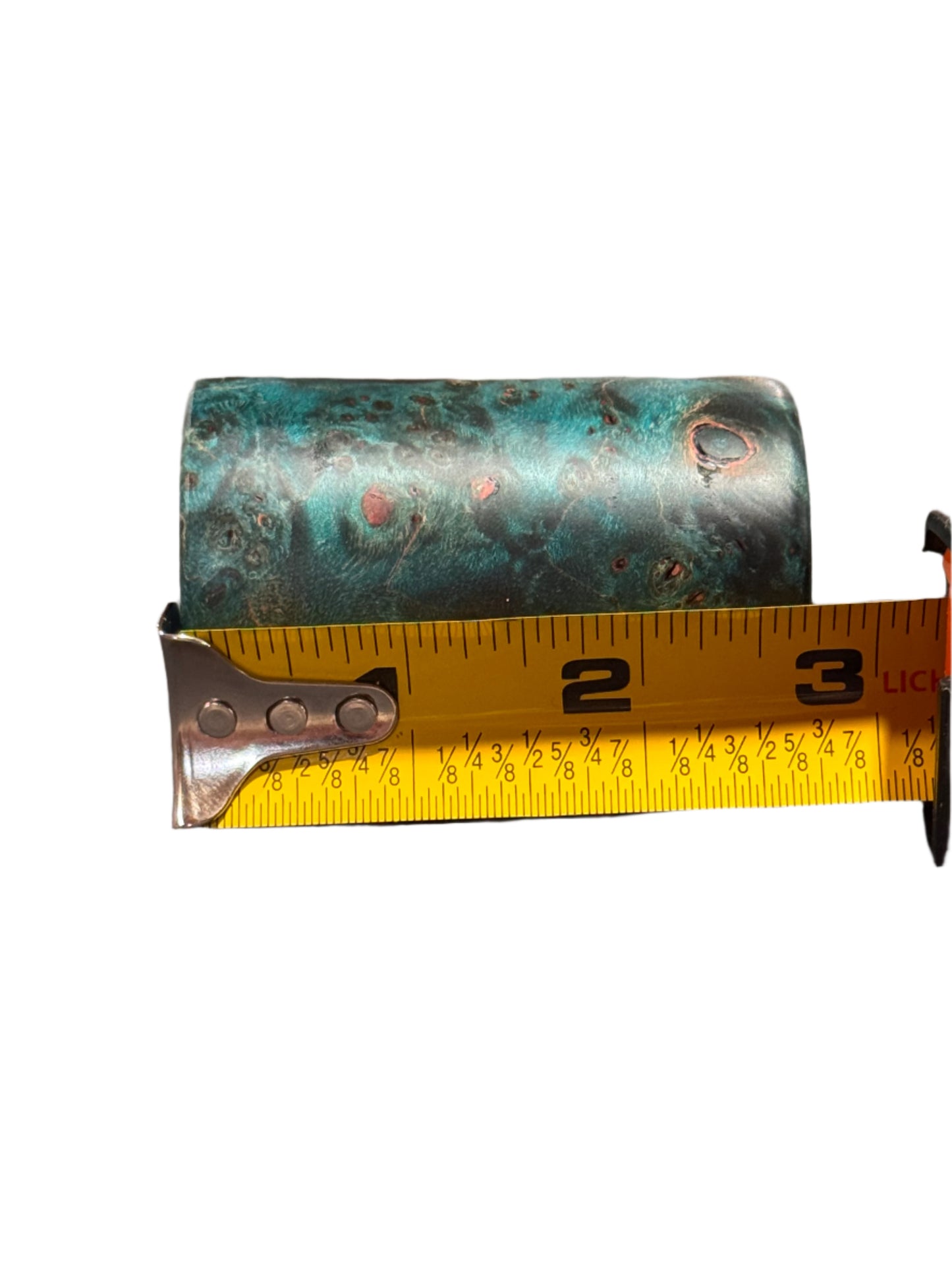 Mappa Burl Blue Shot Glass #1 - Handcrafted Durable & Sustainable Wood Drinkware