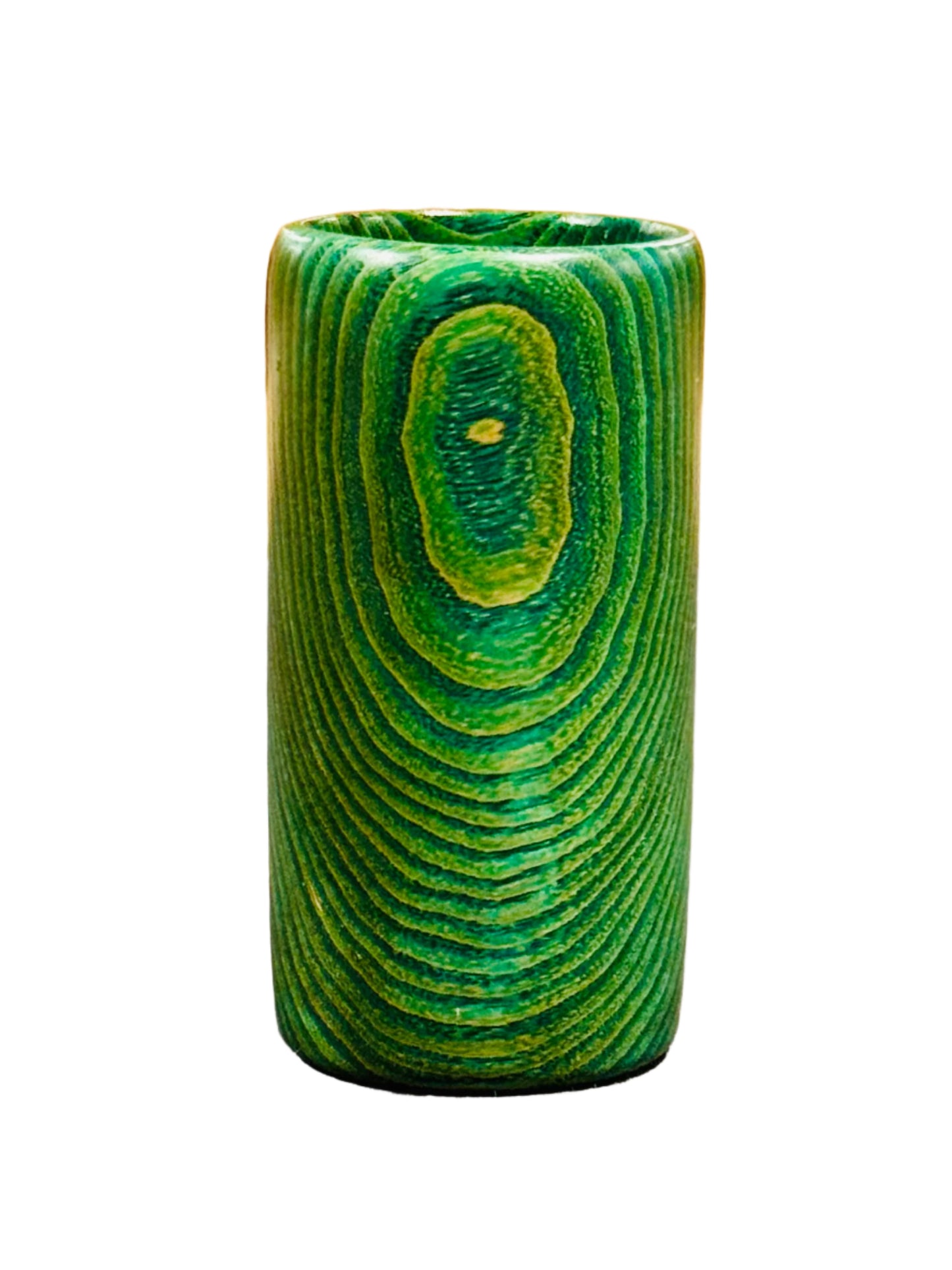 Oak Green Shot Glass - Handcrafted Durable Wood Drinkware
