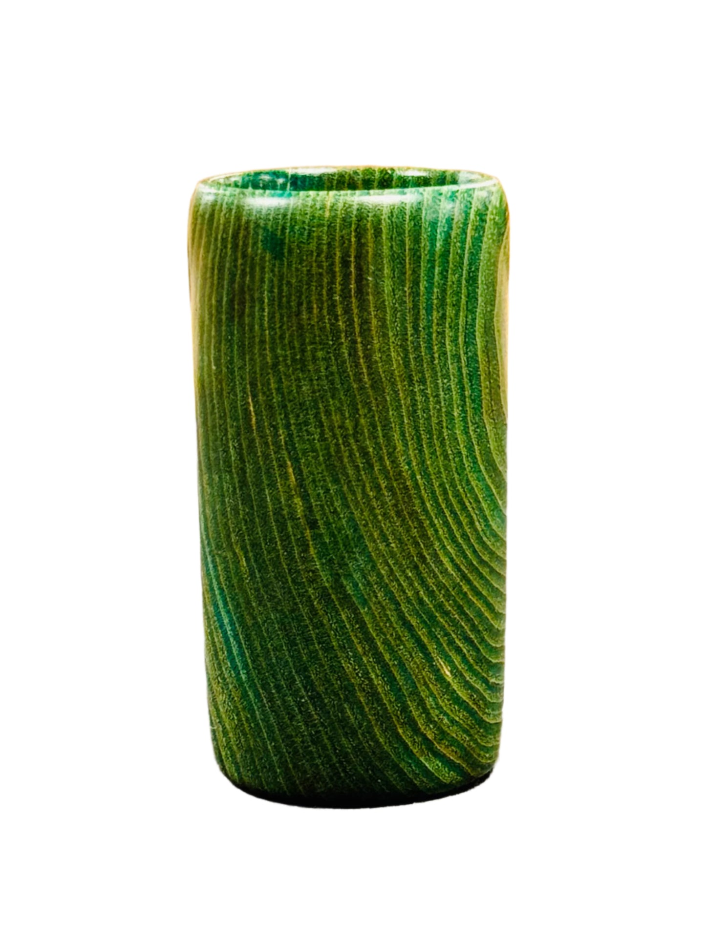 Oak Green Shot Glass - Handcrafted Durable Wood Drinkware