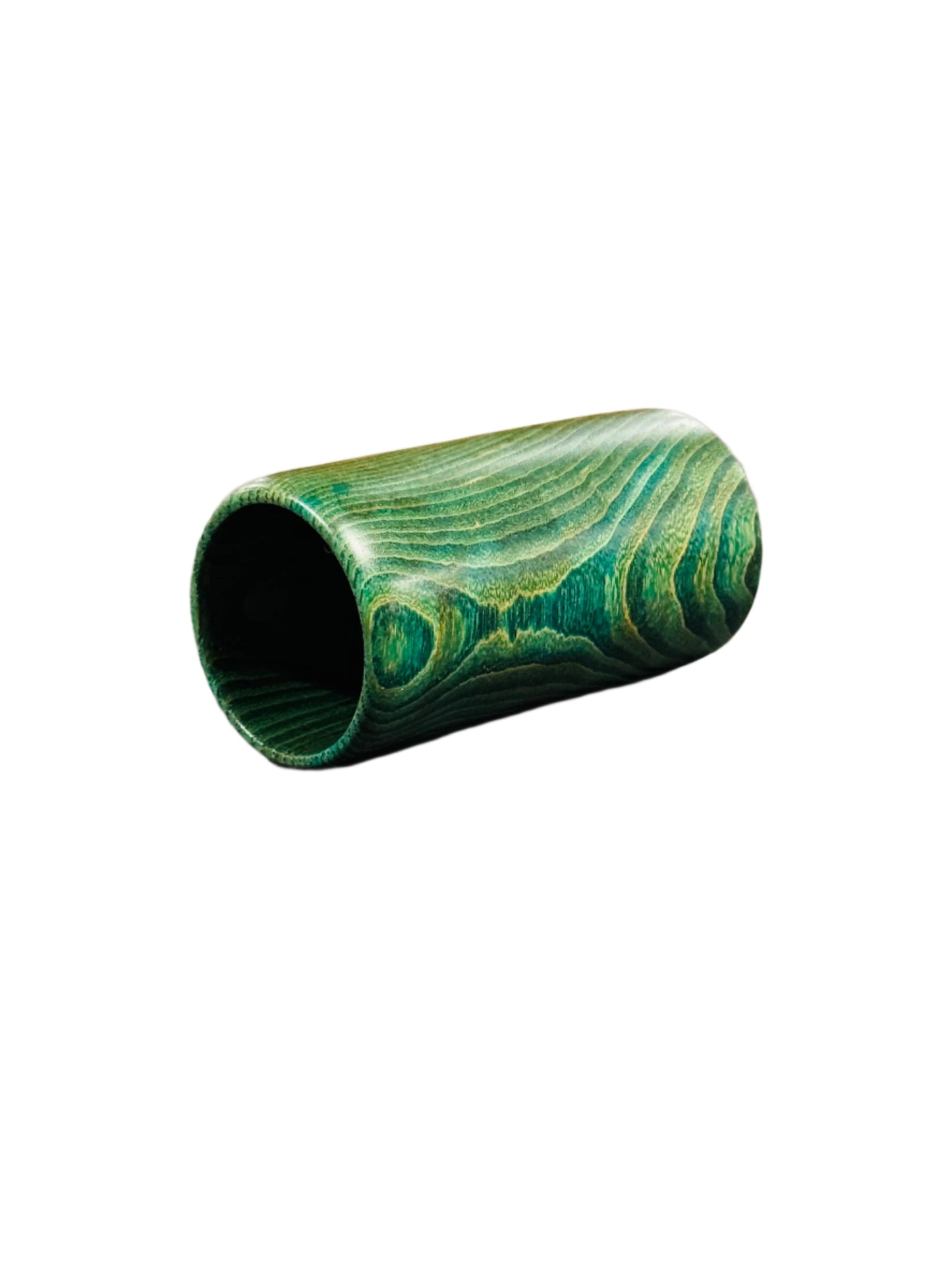 Oak Green Shot Glass - Handcrafted Durable Wood Drinkware