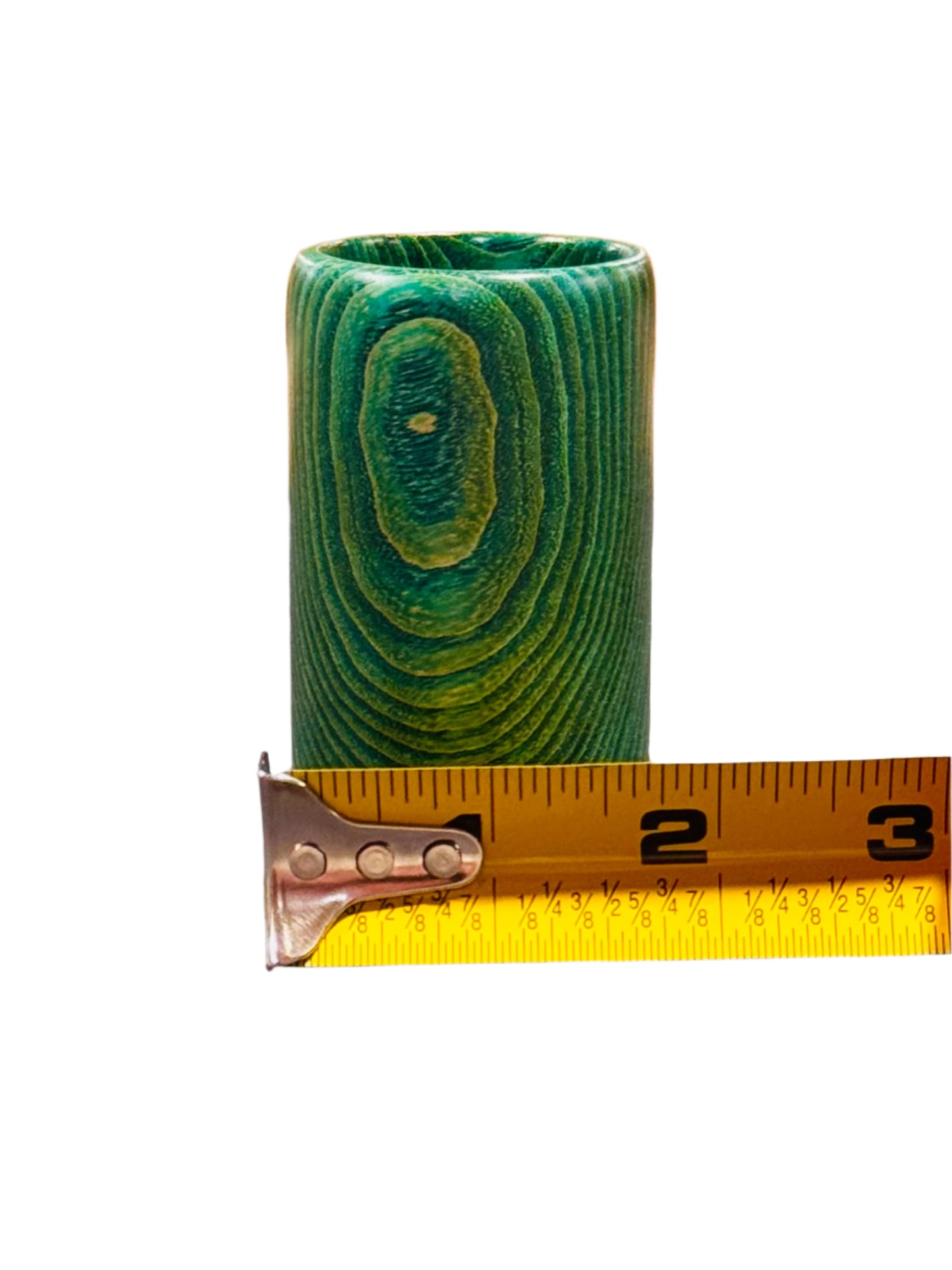 Oak Green Shot Glass - Handcrafted Durable Wood Drinkware