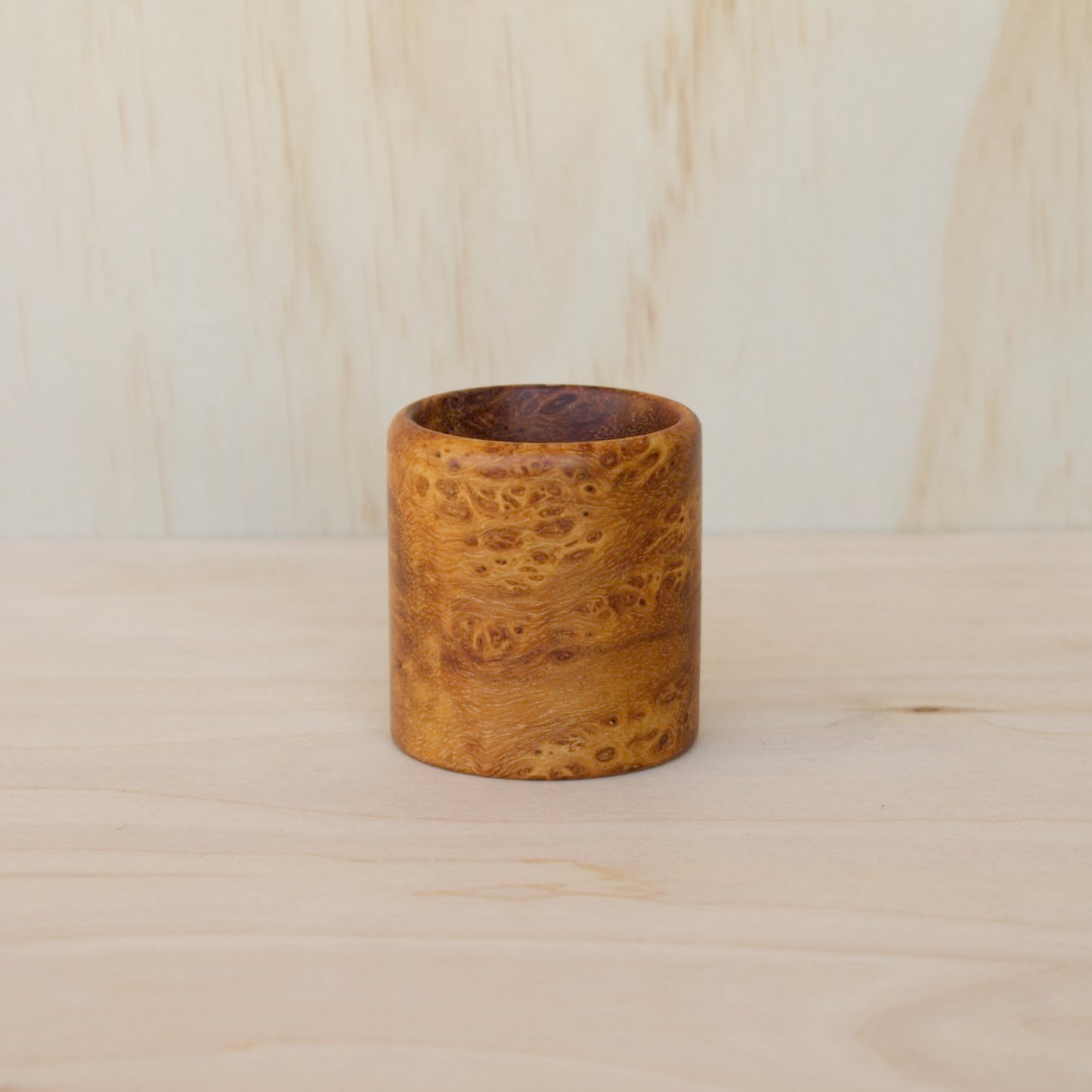 River Tamarind Burl Shot Glass #3