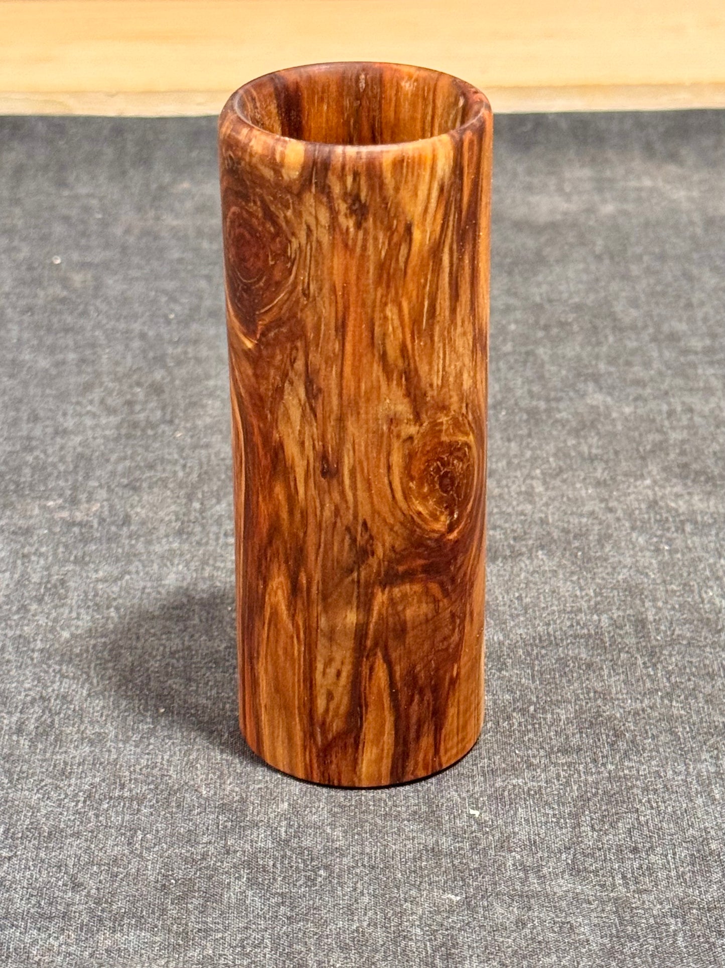 Colorado Cottonwood Wood Shot Glass #2 - Handcrafted Durable & Sustainable Design Wood Drinkware