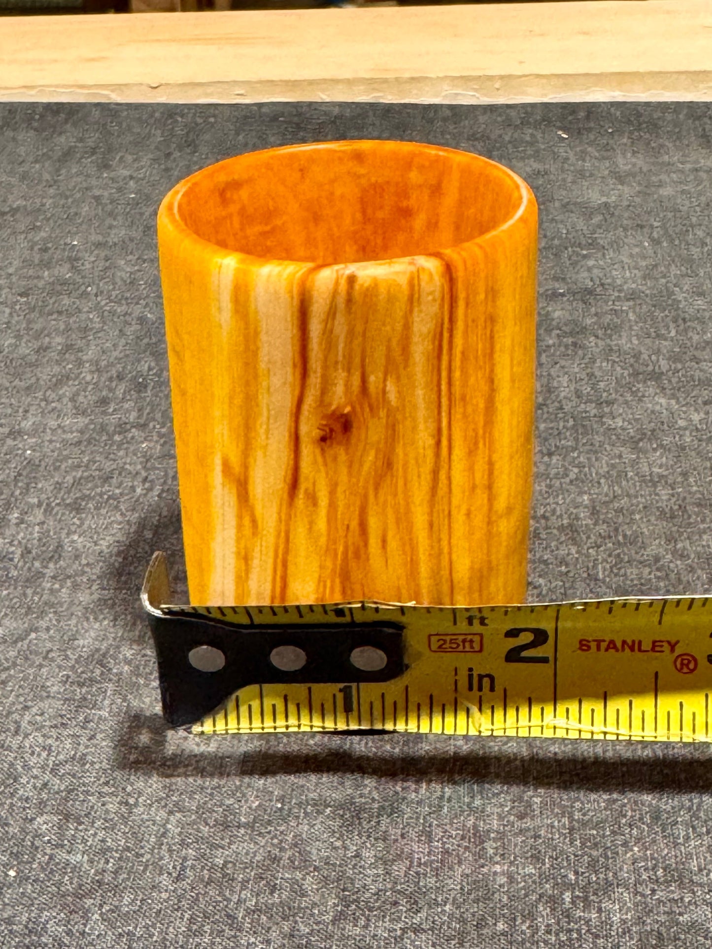Aspen Wood Shot Glass #2 - Handcrafted Durable & Sustainable Design Wood Drinkware