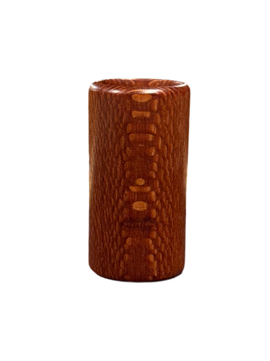 Leopardwood Shot Glass - Handmade Wooden Drinking Glass 3 1/2" x 1 3/4" - Drinkware