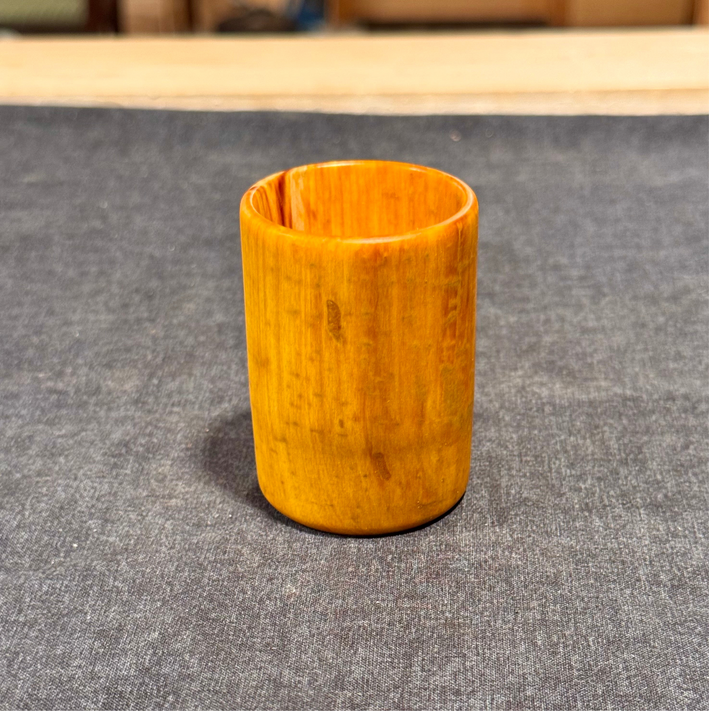 Aspen Wood Shot Glass #2 - Handcrafted Durable & Sustainable Design Wood Drinkware