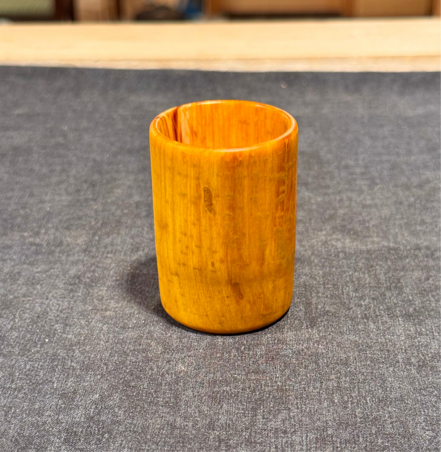Aspen Wood Shot Glass #2 - Handcrafted Durable & Sustainable Design Wood Drinkware