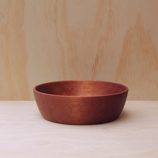 hand made wooden pasta bowl, or decorative bowl
