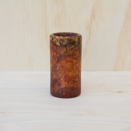 Amboyna Burl Shot Glass #2