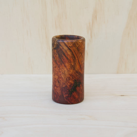 Amboyna Burl Shot Glass #2