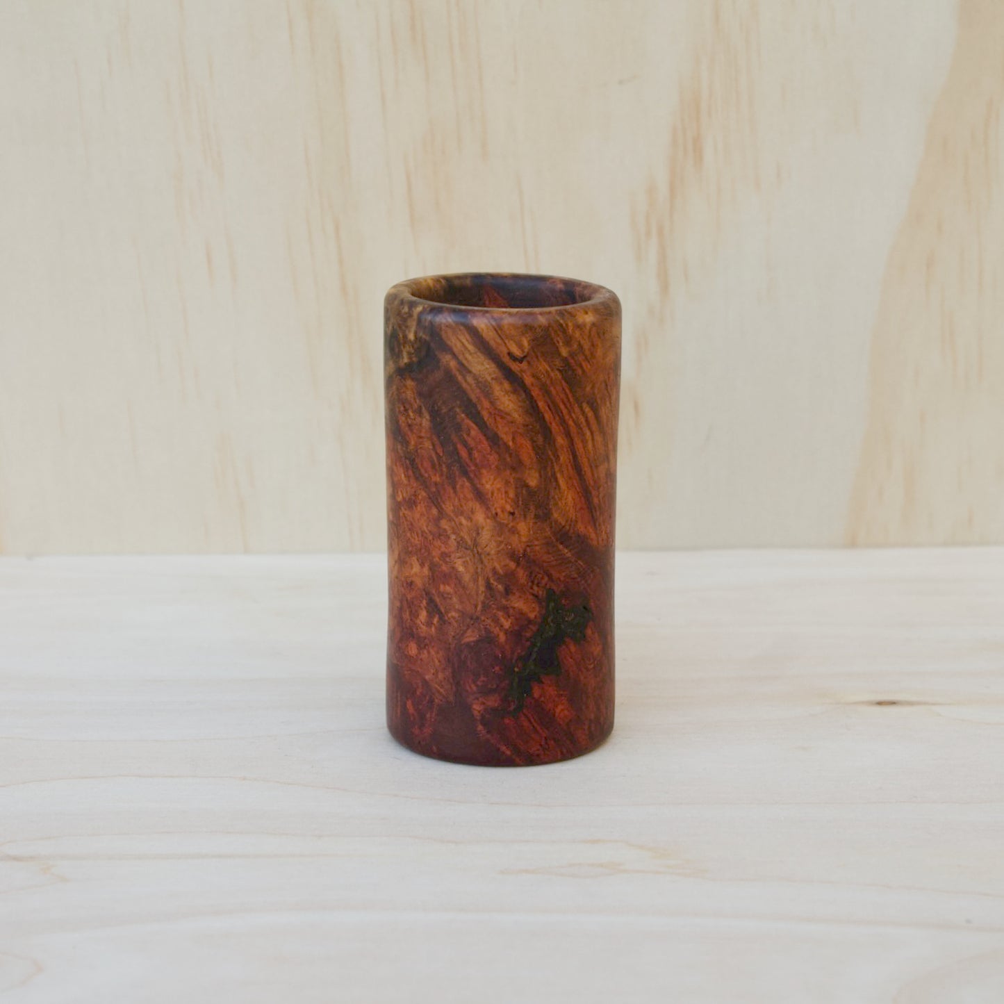 Amboyna Burl Shot Glass #2