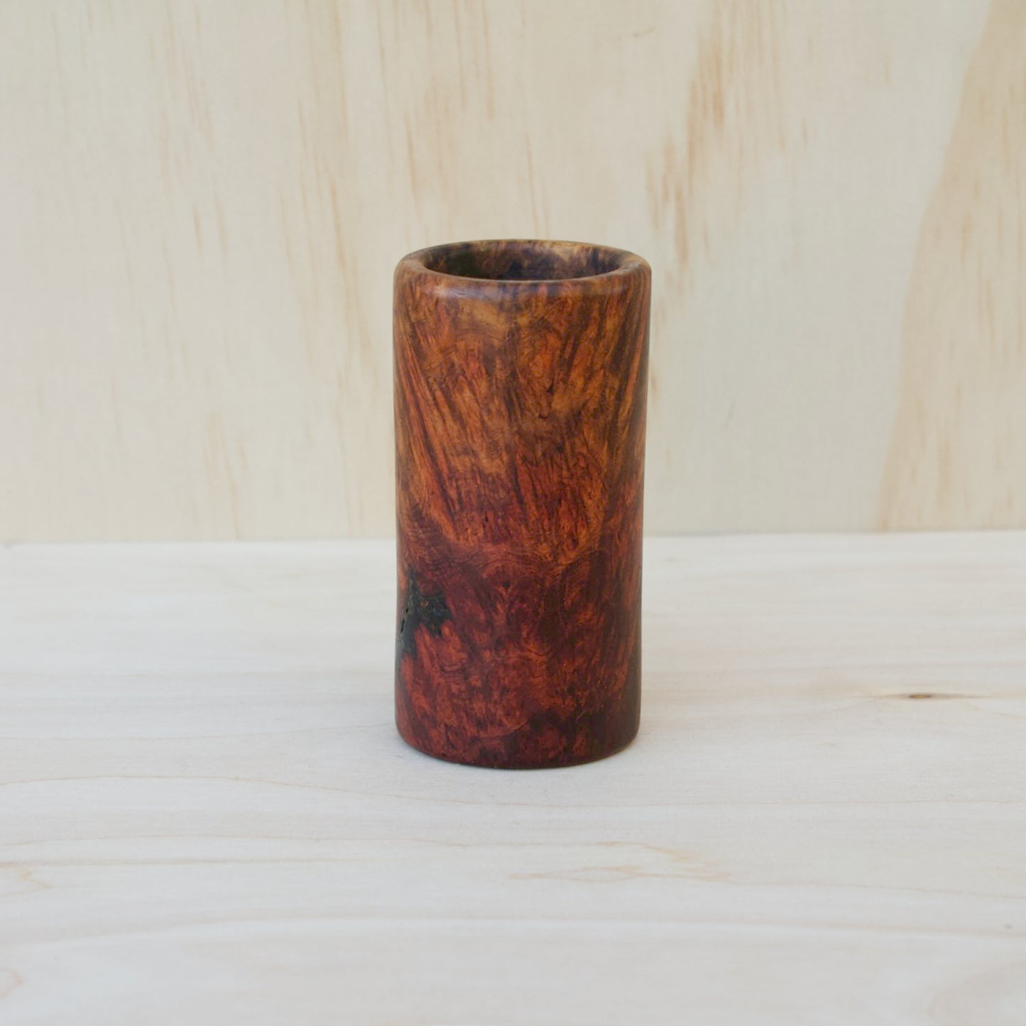 Amboyna Burl Shot Glass #2