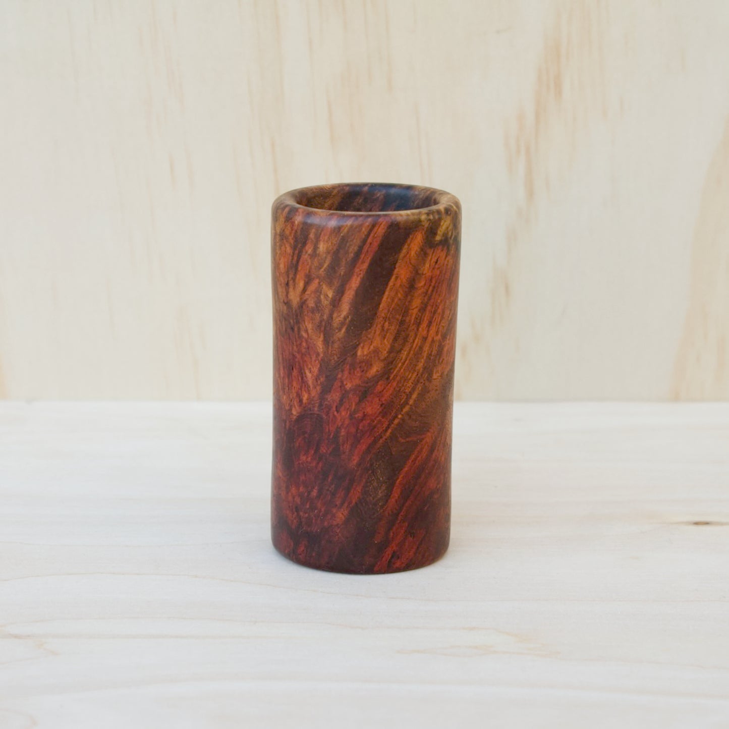 Amboyna Burl Shot Glass #2