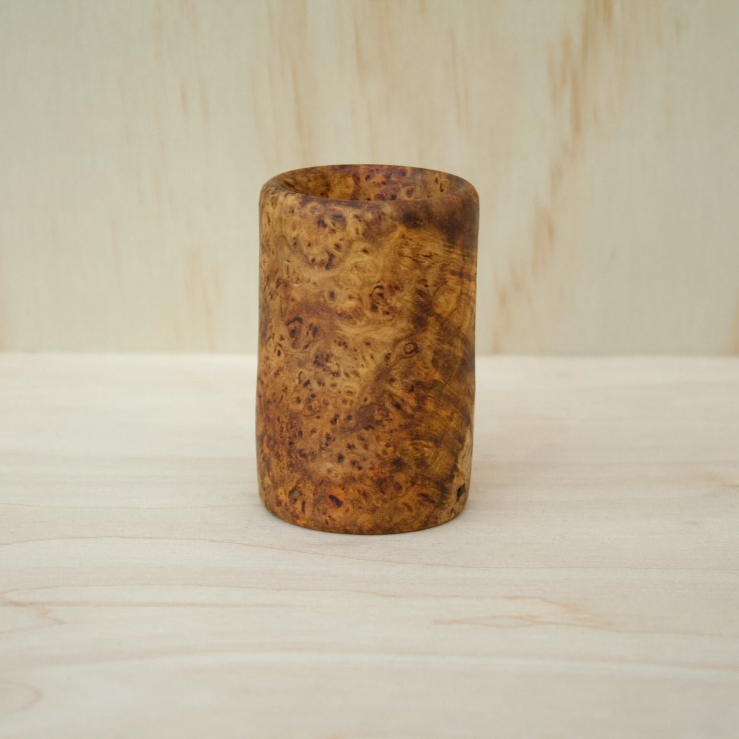 Amboyna Burl Shot Glass #5