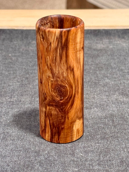 Colorado Cottonwood Wood Shot Glass #2 - Handcrafted Durable & Sustainable Design Wood Drinkware