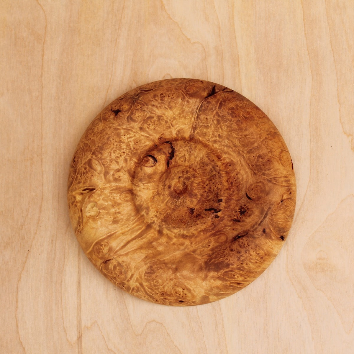 Big Leaf Maple Burl Plate