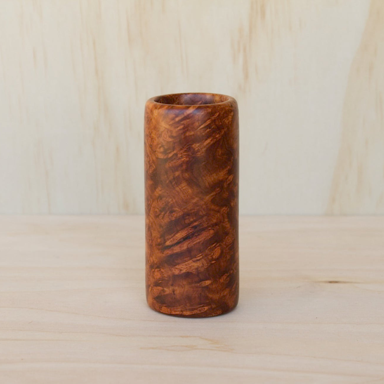 Big Leaf Maple Burl Shot Glass