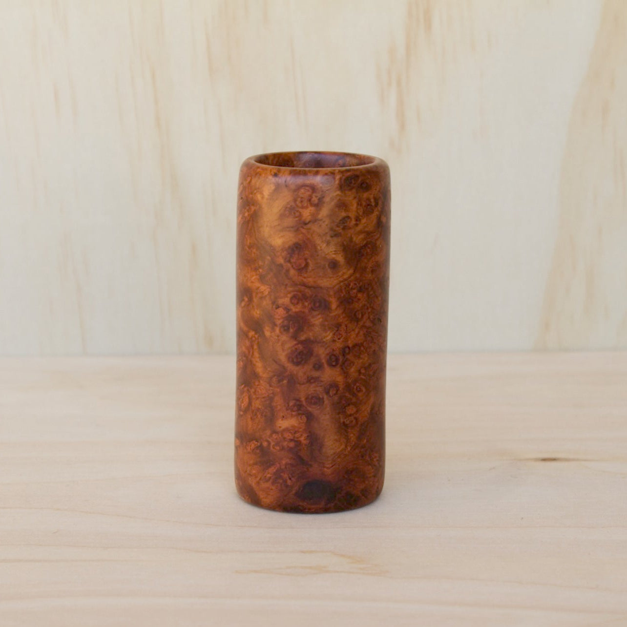 Big Leaf Maple Burl Shot Glass