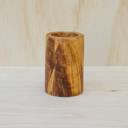 Box Elder Burl Shot Glass