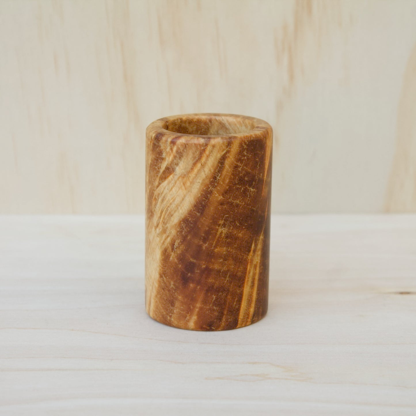 Box Elder Burl Shot Glass