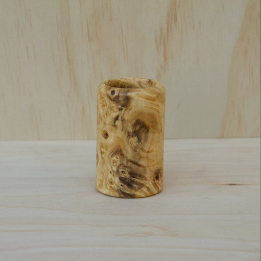 Buckeye Burl Shot Glass