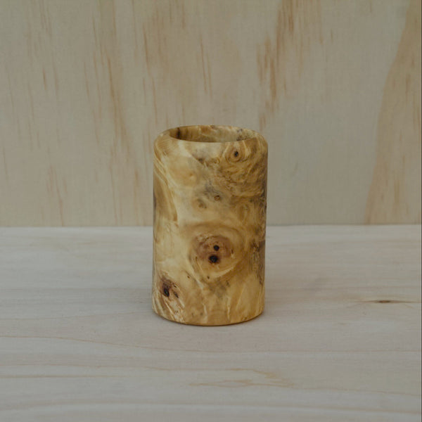 Buckeye Burl Shot Glass