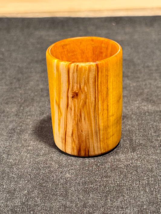 Aspen Wood Shot Glass #2 - Handcrafted Durable & Sustainable Design Wood Drinkware