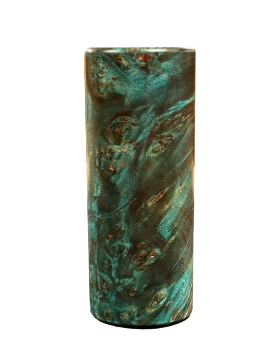 Mappa Burl Green Shot Glass "The Big Shot" - Handcrafted Durable & Sustainable Wood Drinkware