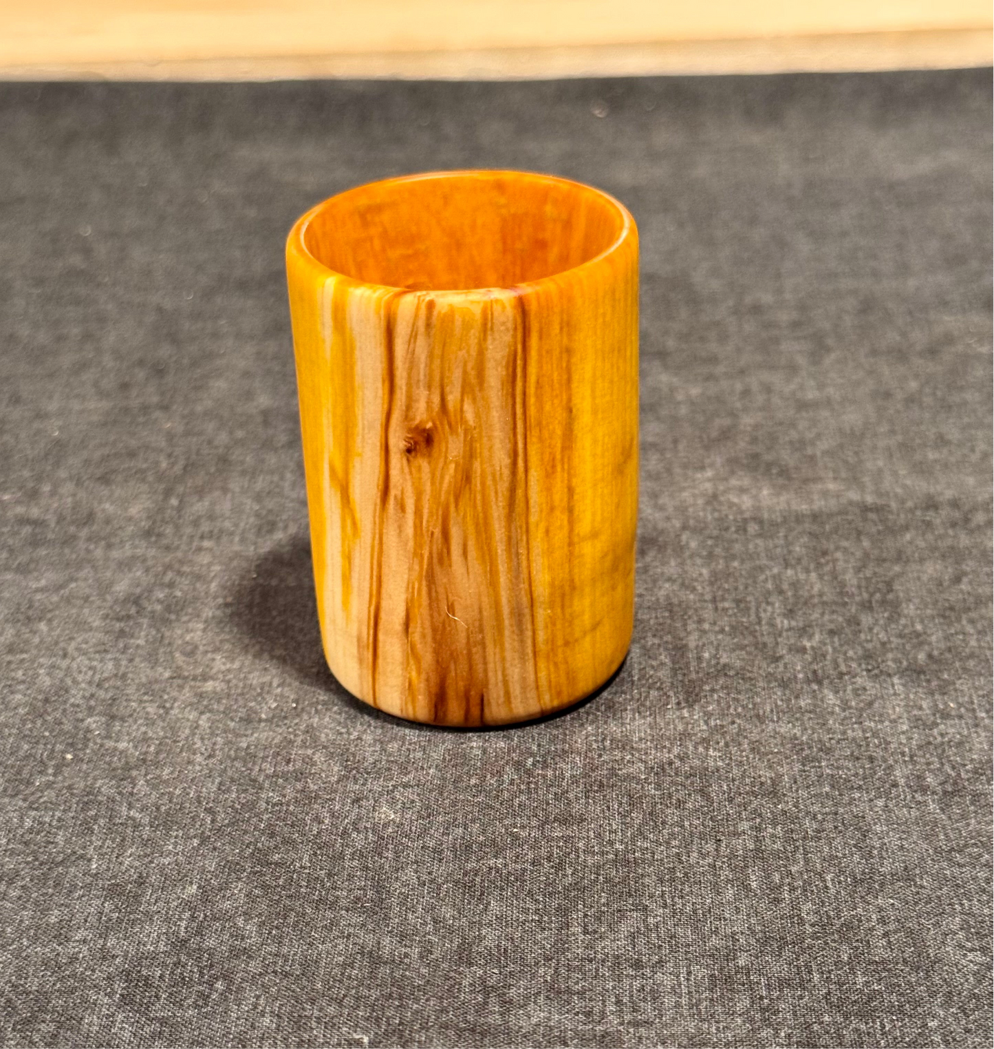 Aspen Wood Shot Glass #2 - Handcrafted Durable & Sustainable Design Wood Drinkware