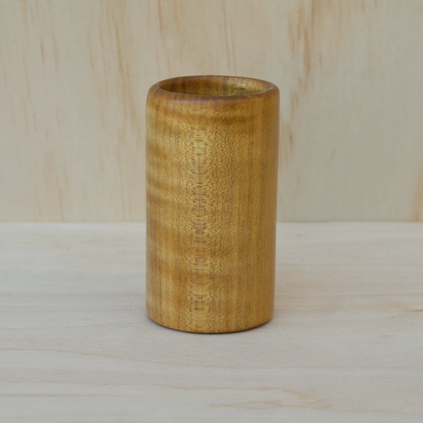 Maple wood shot glass
