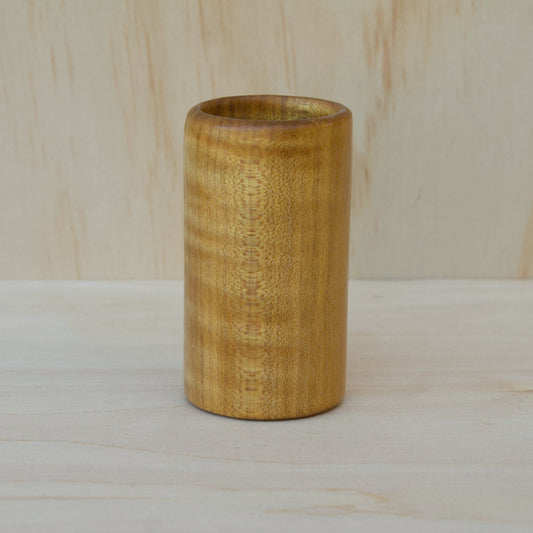 Maple wood shot glass
