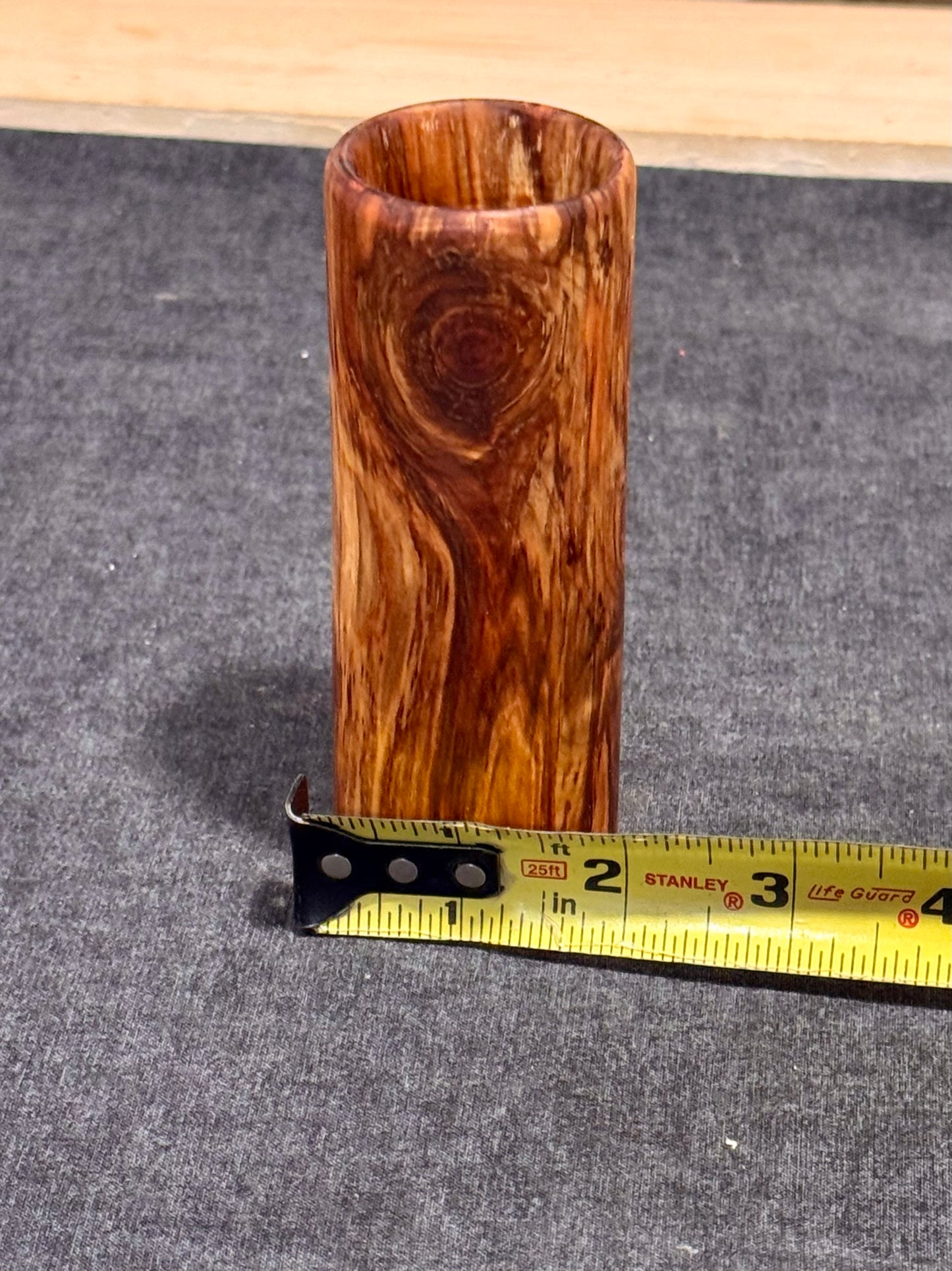 Colorado Cottonwood Wood Shot Glass #2 - Handcrafted Durable & Sustainable Design Wood Drinkware