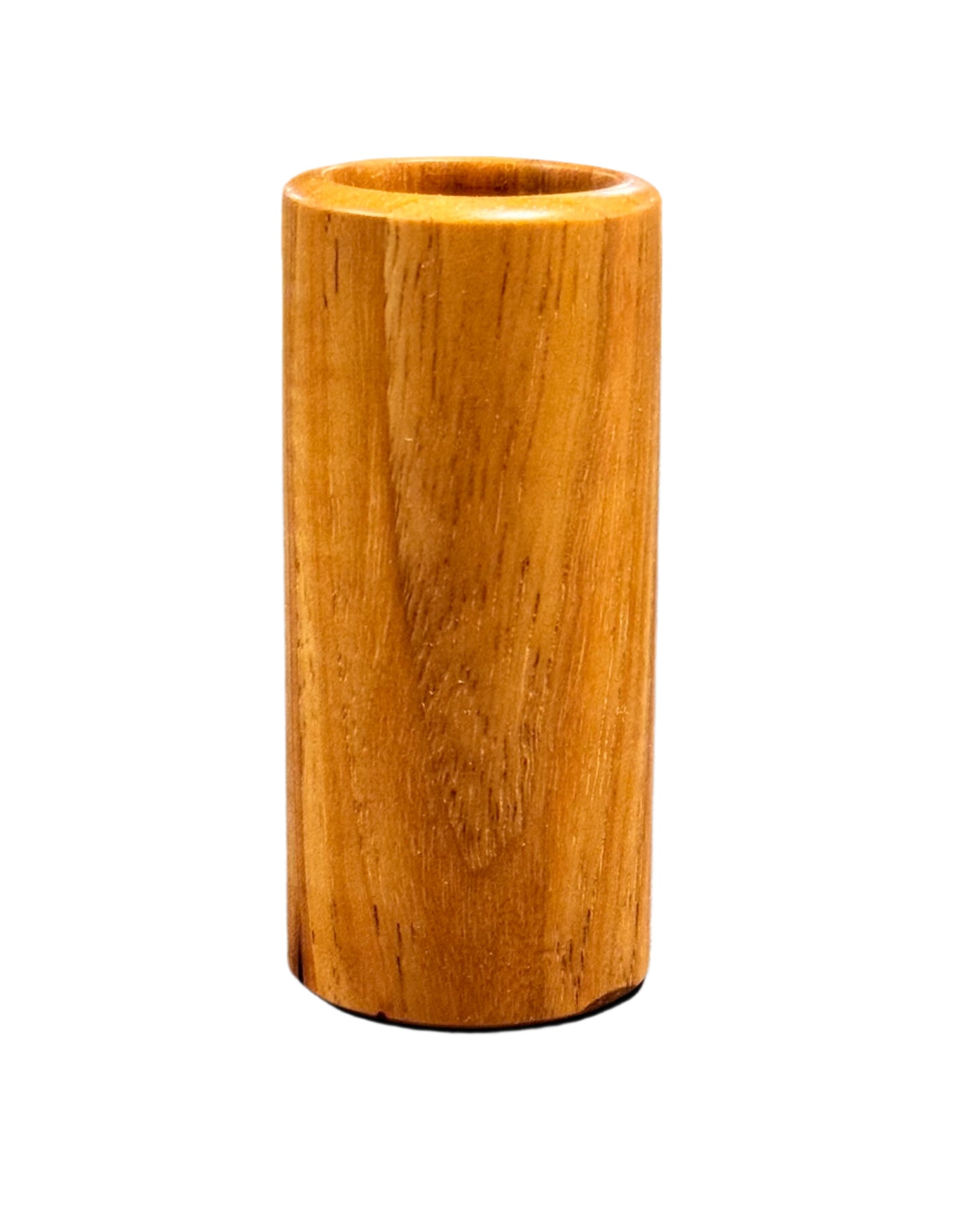 Pecan Tall Shot Glass - Handcrafted 3 1/2 Inch by 1 5/8 Inch, Durable & Sustainable Design Wood Drinkware