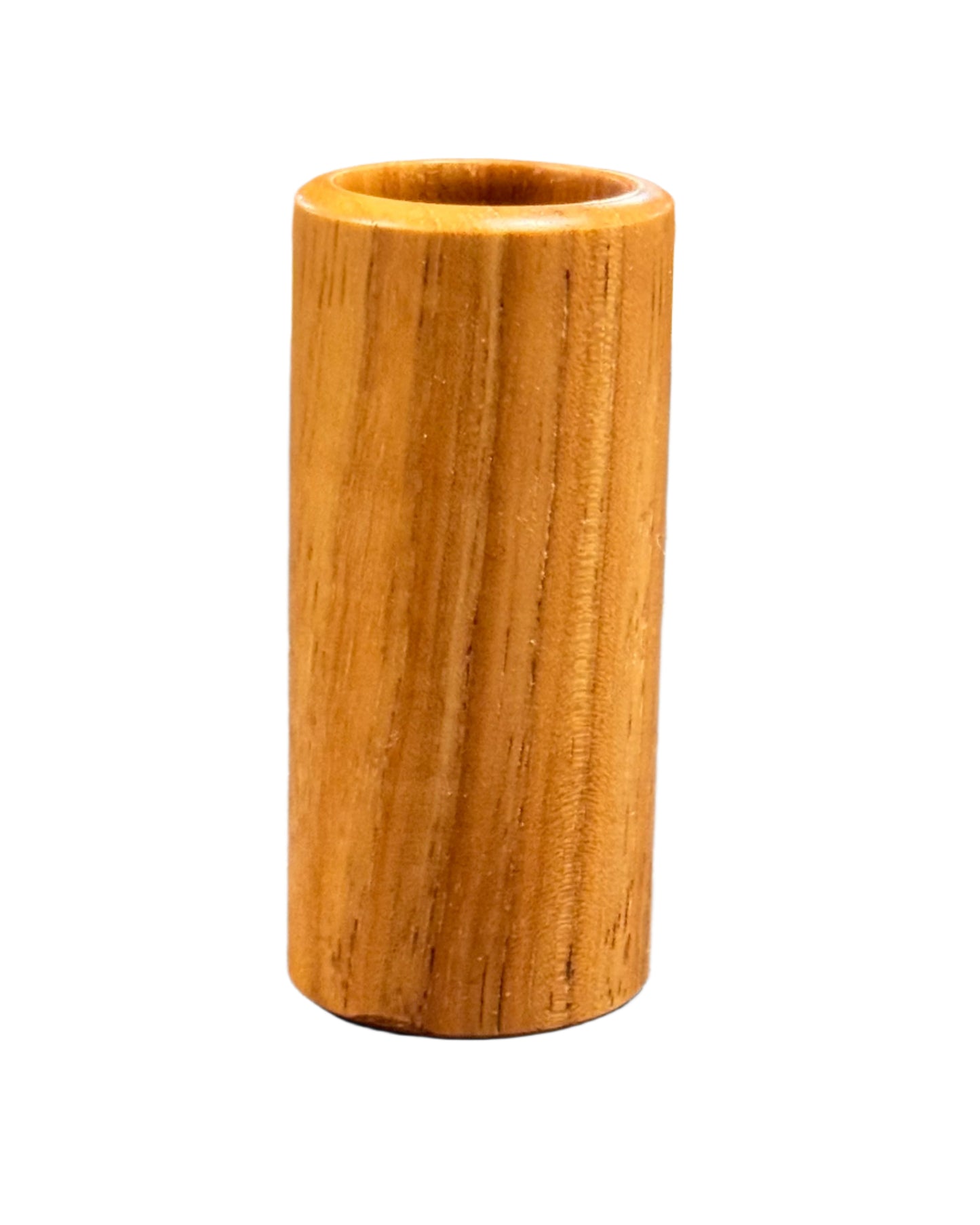 Pecan Tall Shot Glass - Handcrafted 3 1/2 Inch by 1 5/8 Inch, Durable & Sustainable Design Wood Drinkware