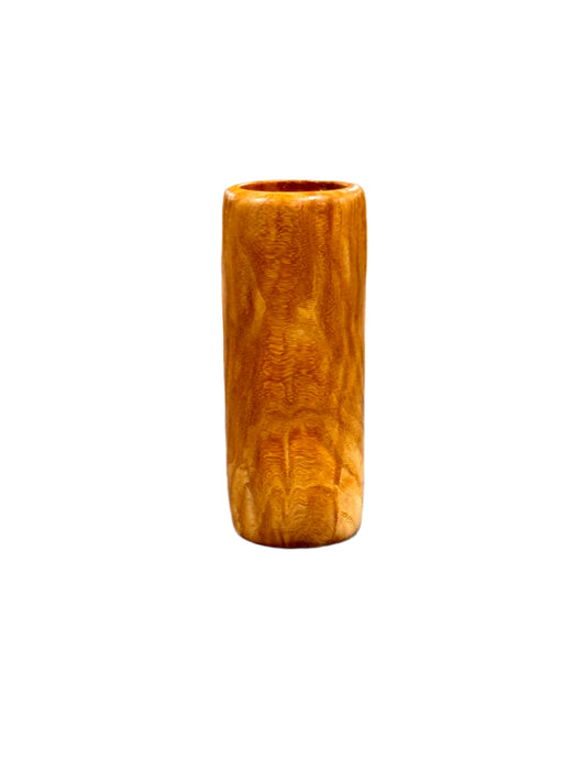 Ash Figured Shot Glass #2 - Handmade Wooden Drinking Glass
