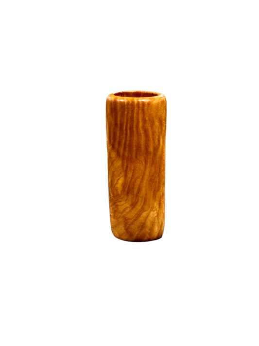 Ash Figured Shot Glass #2 - Handmade Wooden Drinking Glass