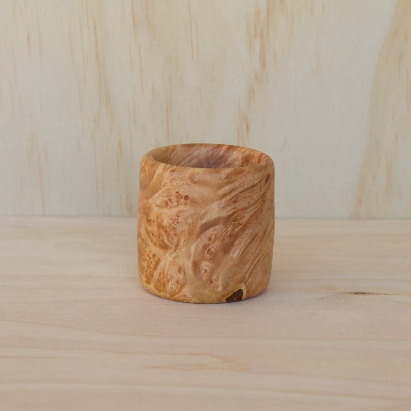 Maple Burl Shot Glass #4
