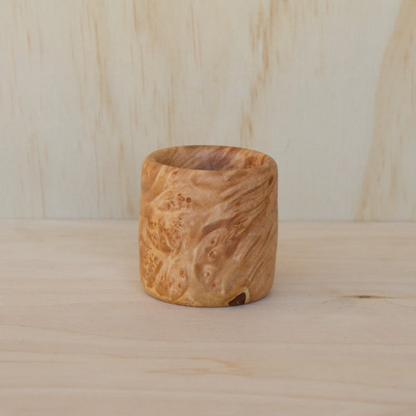 Maple Burl Shot Glass #4